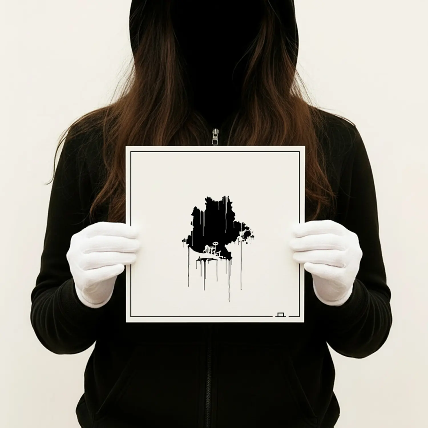 0711 Landkarte Kunstdruck Stuttgart