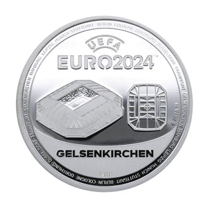 Sonderprägung UEFA EURO 2024™ Gelsenkirchen Silber