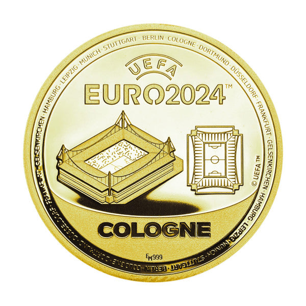 Sonderprägung UEFA EURO 2024™ Köln Gold
