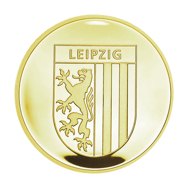 Sonderprägung UEFA EURO 2024™ Leipzig Gold