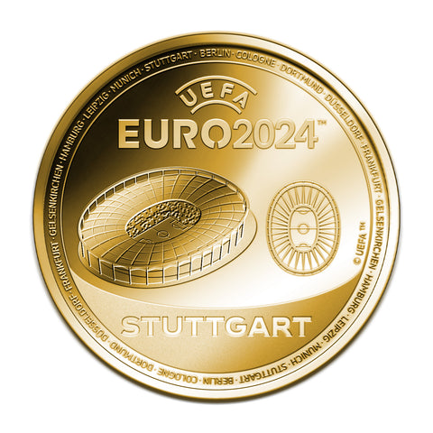 Sonderprägung UEFA EURO 2024™ Stuttgart Gold