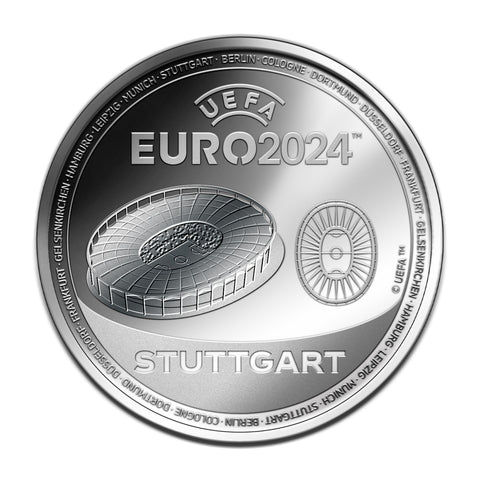 Sonderprägung UEFA EURO 2024™ Stuttgart Silber