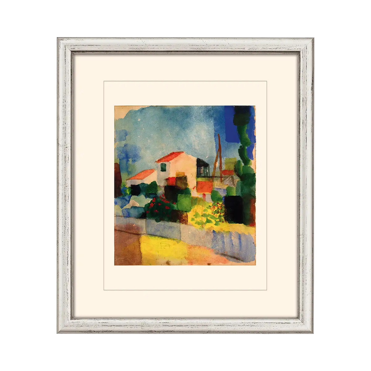 August Macke 3 Bilder aus Tunis im Set (1914)