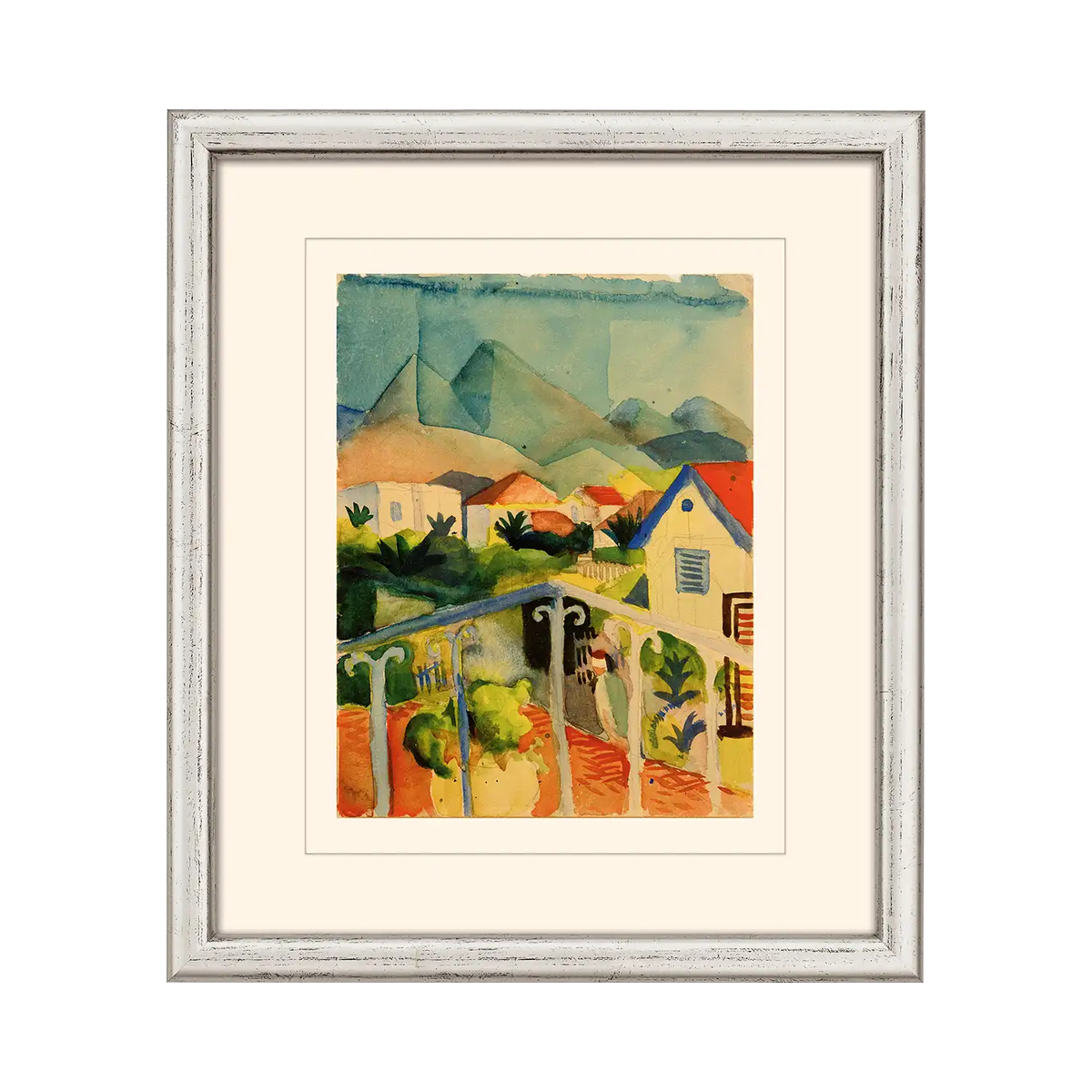 August Macke Bild 'St. Germain bei Tunis' (1914)