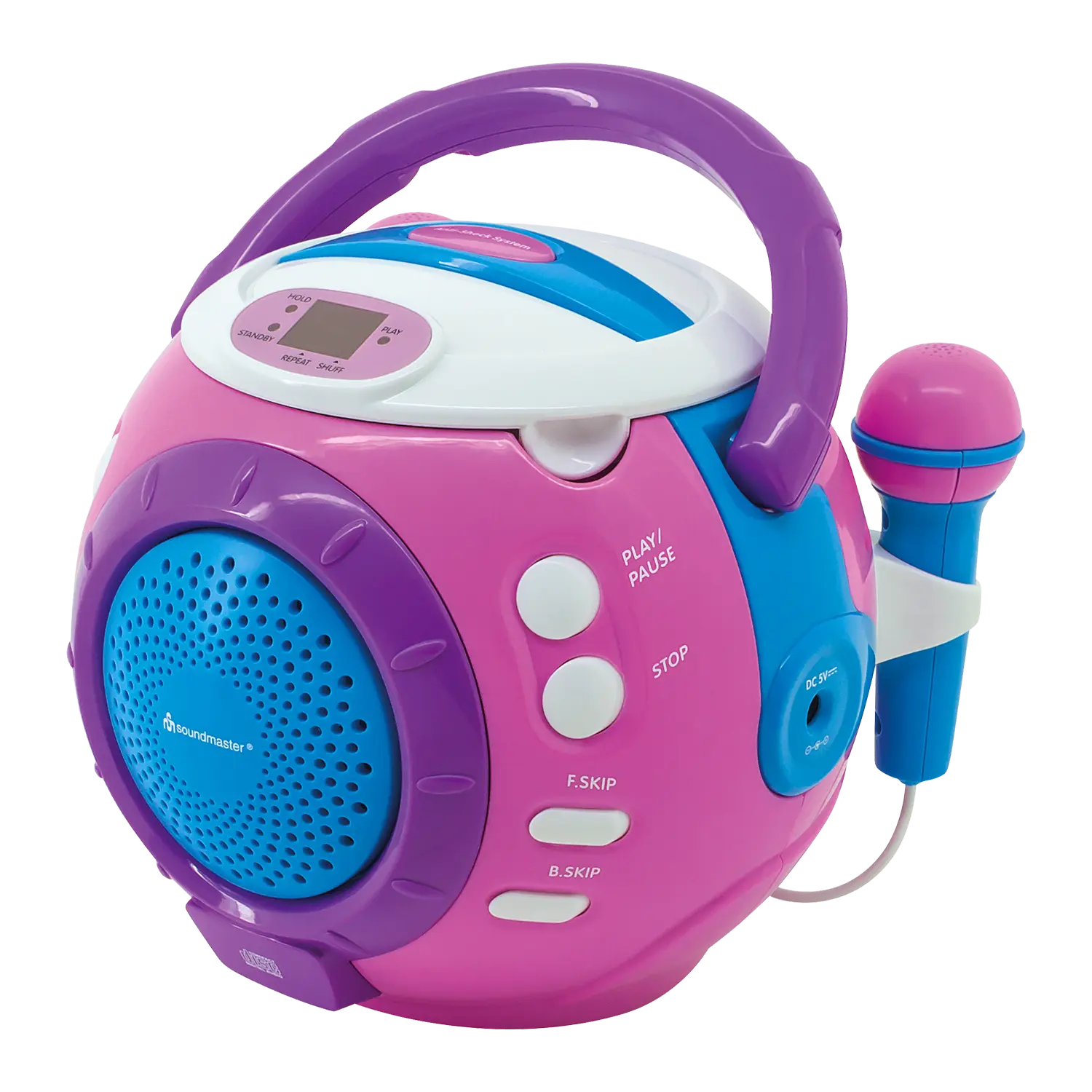 CD-Player mit Mikrofon für Kinder