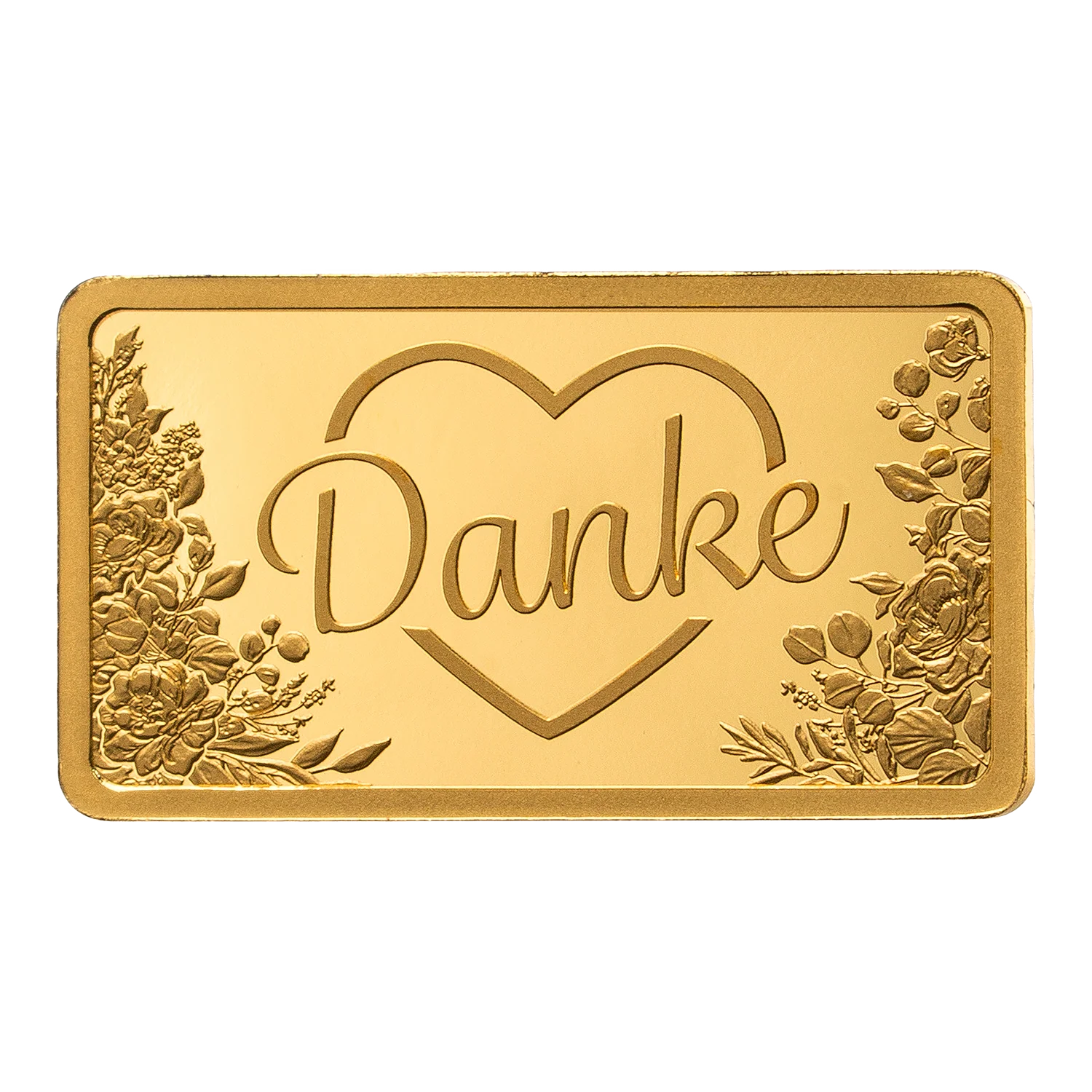 Goldbarren Danke