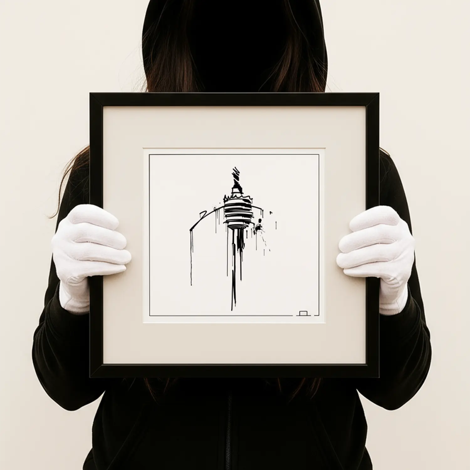 Fernsehturm Stuttgart Kunstdruck