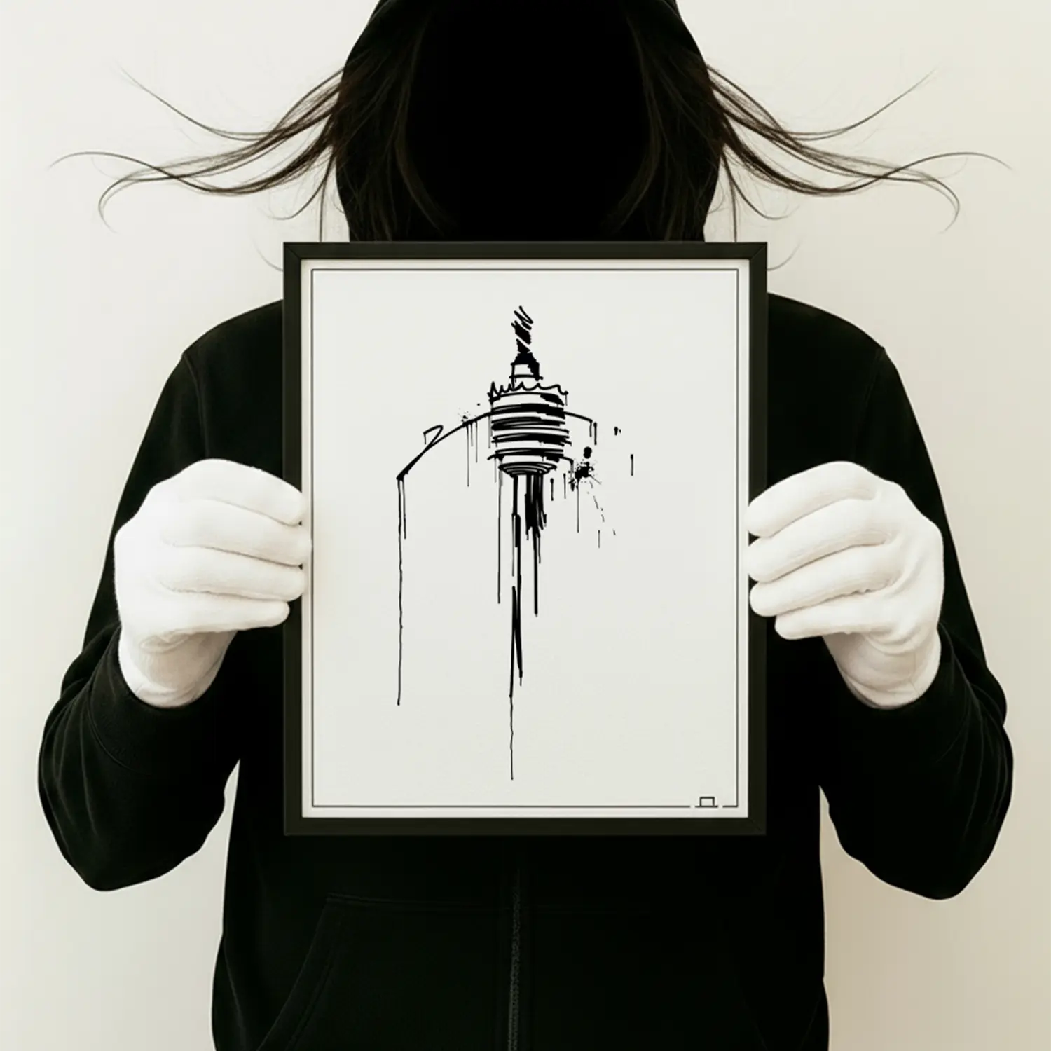 Fernsehturm Stuttgart Kunstdruck