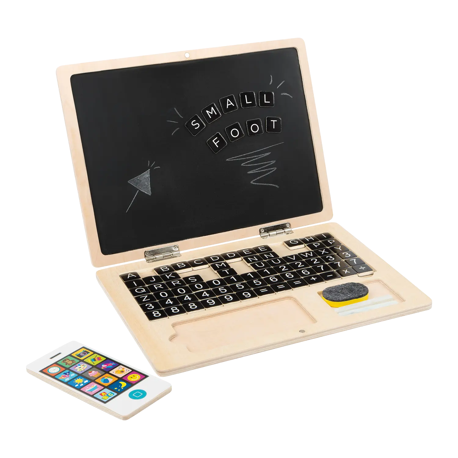 Spiel Laptop für Kinder aus Holz