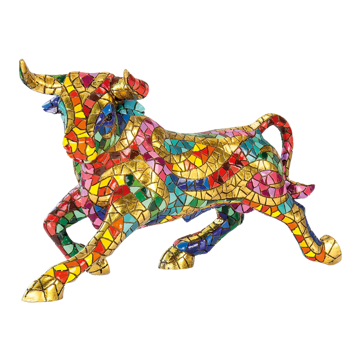 Mosaikfigur Stier