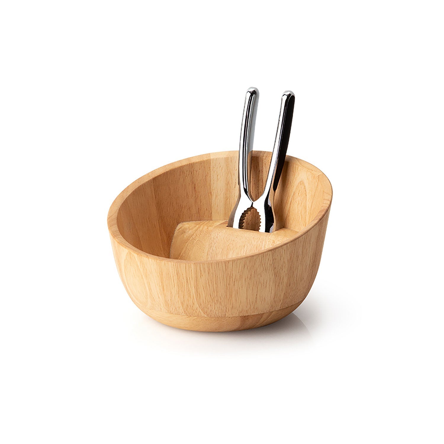Set aus Nussschale und Nussknacker