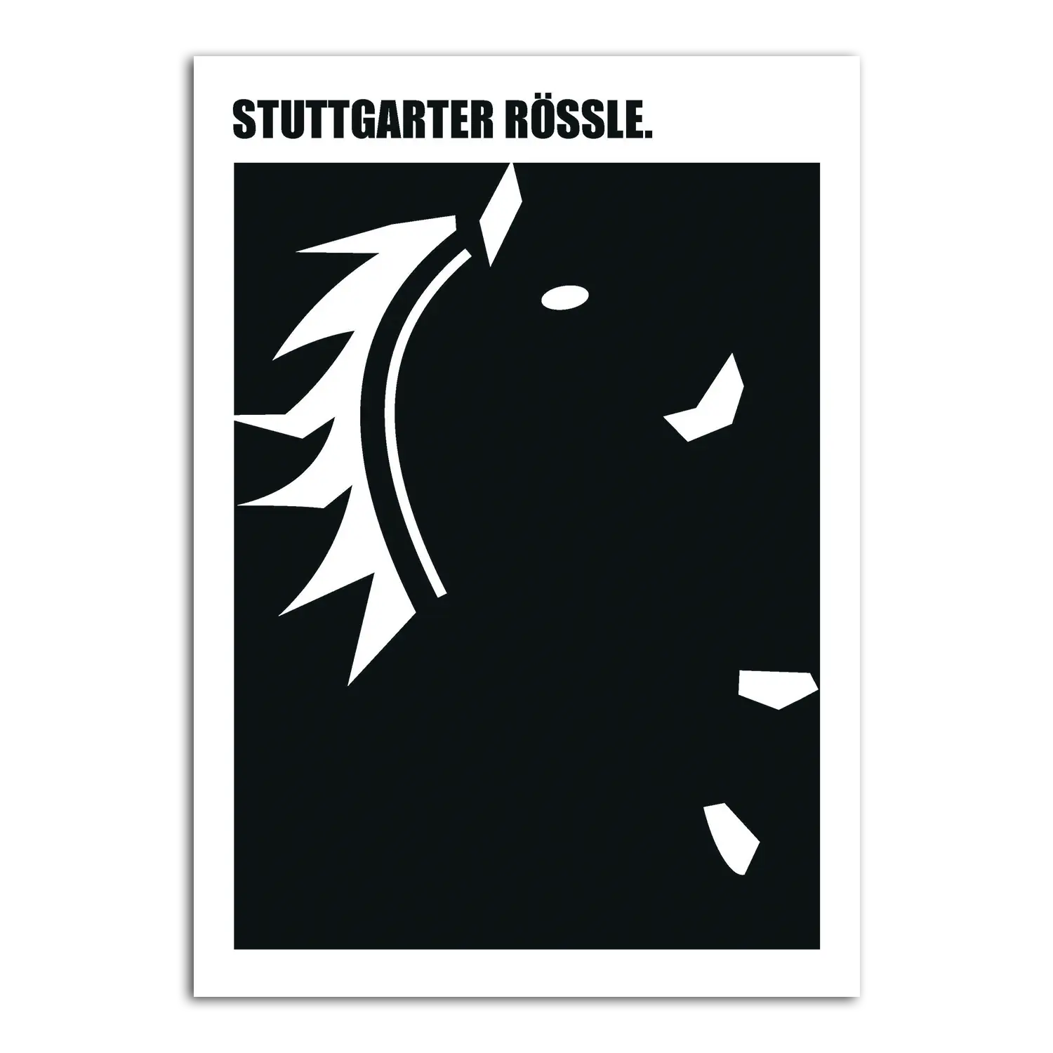 Wandbild "Stuttgarter Rössle"