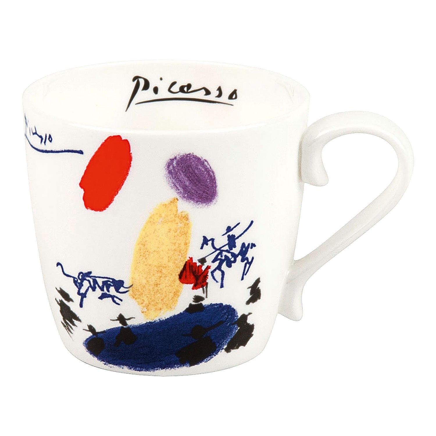 Tassenset mit Künstlermotiven