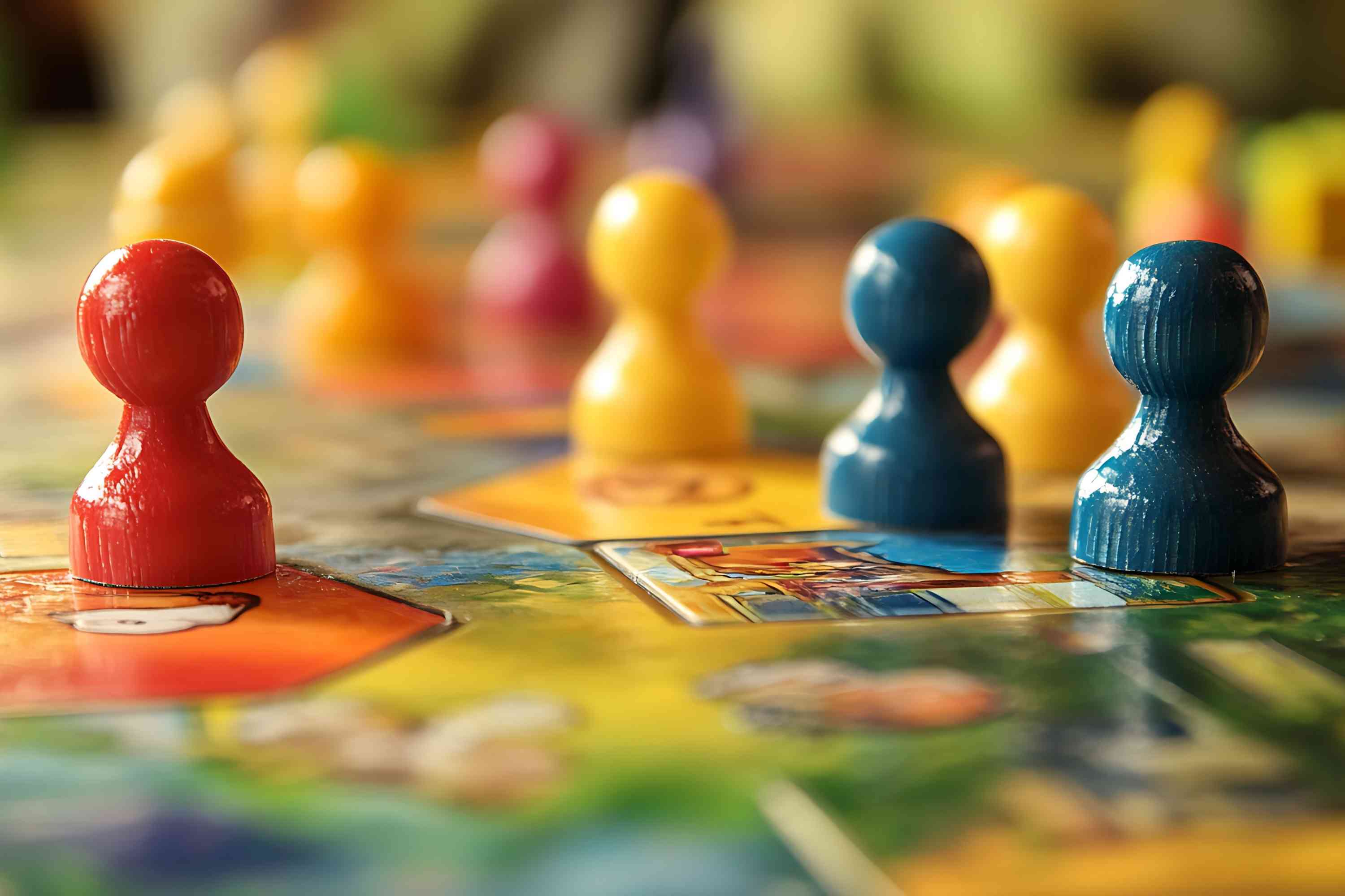 Gesellschaftsspiele  aus Holz für Erwachsene, Senioren und Kinder