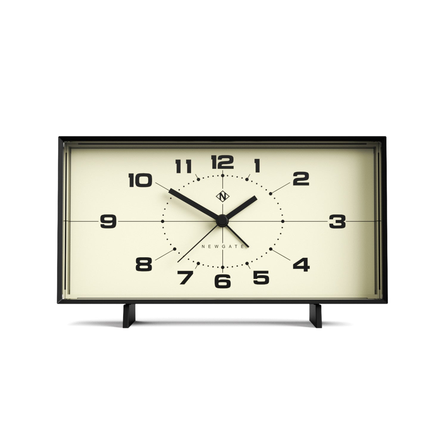 Newgate Wideboy Wecker - Schwarz-Creme - Bild 1