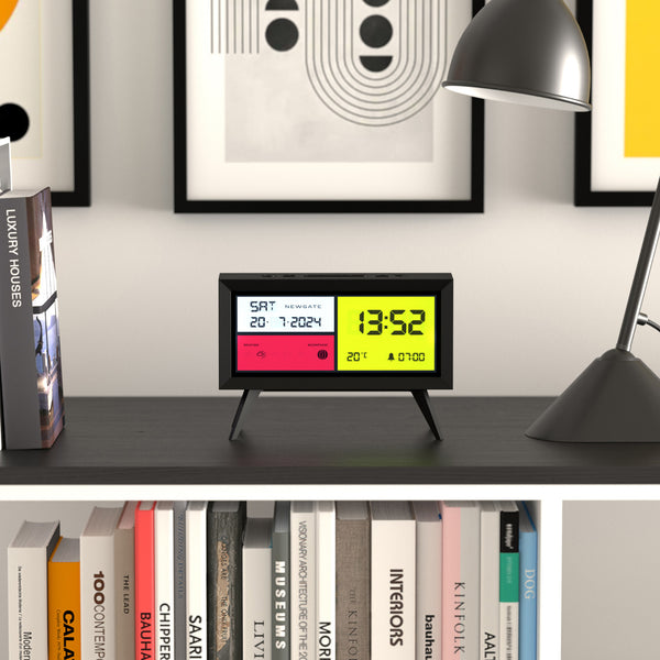 Newgate Spectronoma LCD-Uhr - Schwarz - Bild 2