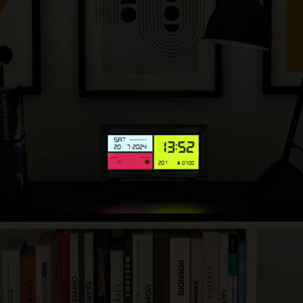 Newgate Spectronoma LCD-Uhr - Schwarz - Bild 3