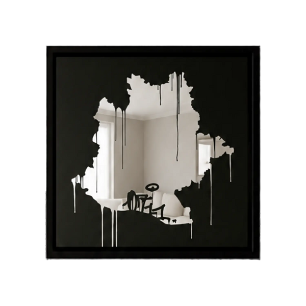 0711 Landkarte Designspiegel 40 × 50 cm 