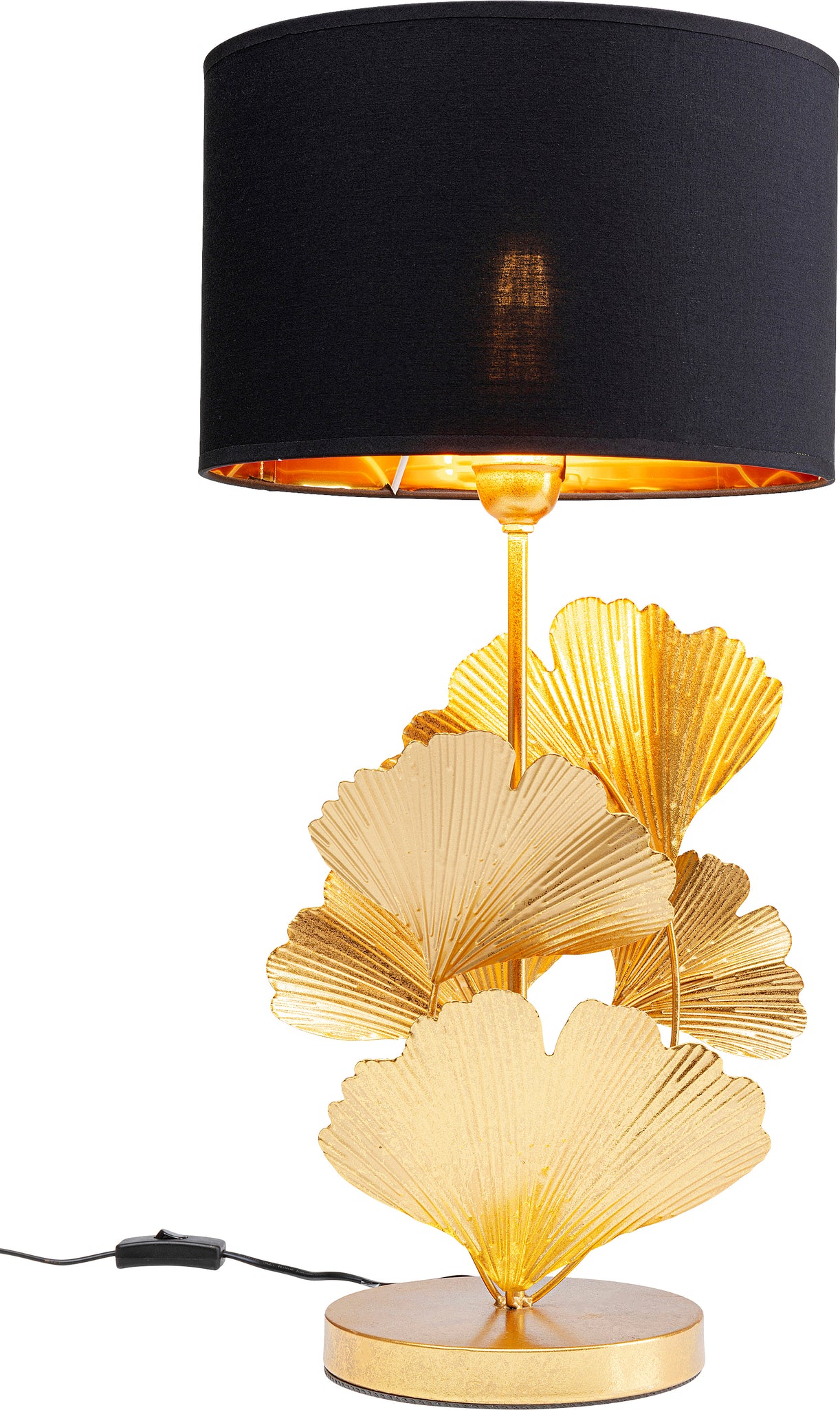 Tischleuchte Flores Gold