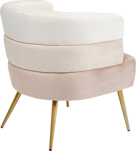 Sessel Sandwich Creme Rückseite