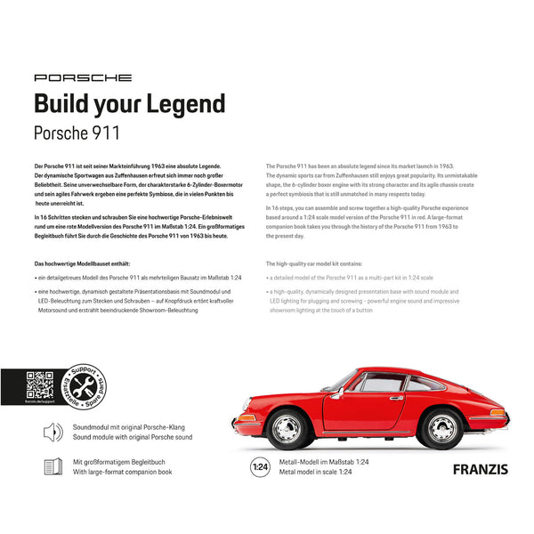 Bausatz BUILD YOUR LEGEND Porsche 911 - Bild 2