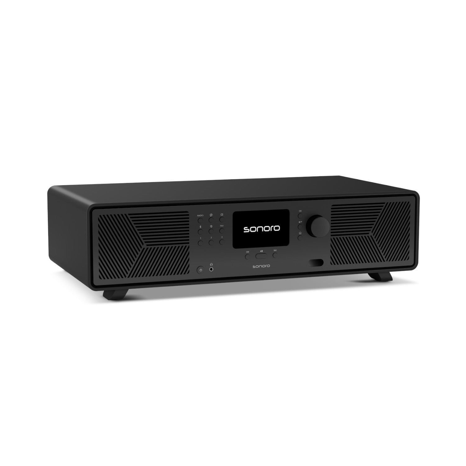 AVATON Stereo-Musiksystem - Schwarz matt - Bild 1