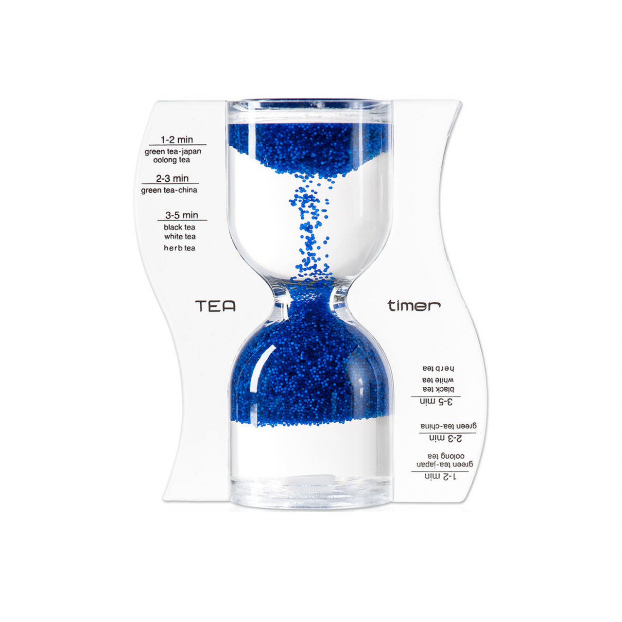 Paradox TEA Timer mit blauem Sand-eine tolle Geschenkidee für Teeliebhaber.
