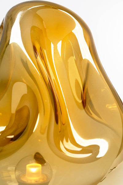 Tischleuchte Supernova Gold Nahaufnahme