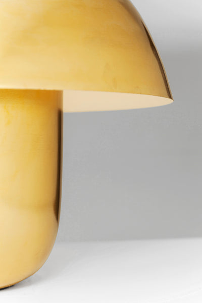 Tischleuchte Mushroom Brass 44cm Nahaufnahme