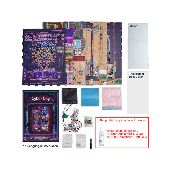 Tonecheer DIY Holzbausatz - Cyber City - Bild 3