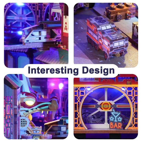 Tonecheer DIY Holzbausatz - Cyber City - Bild 6