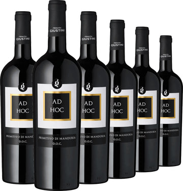 6er Weinpaket „AD HOC“ Primitivo di Manduria