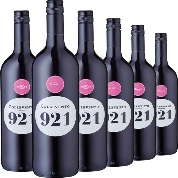 6er-Paket Merlot Collevento 921 1,0 l