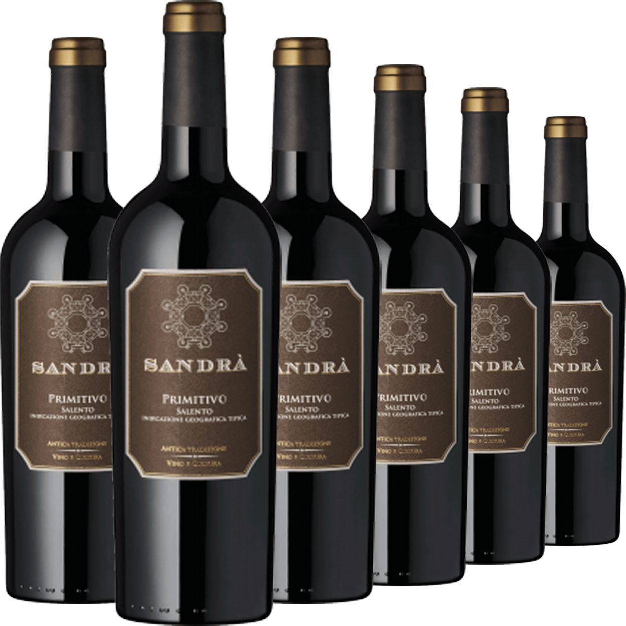 6er Weinpaket „Sandrà“ Primitivo Salento