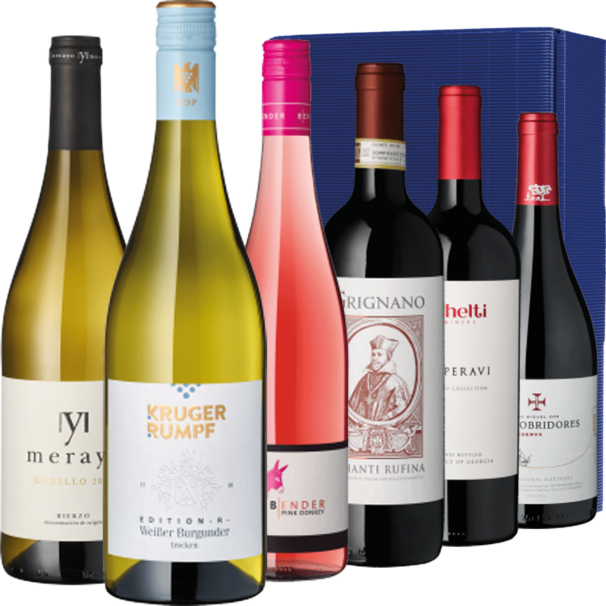 Herbstedition 2025 im Geschenkkarton mit sechs verschiedenen Weinen