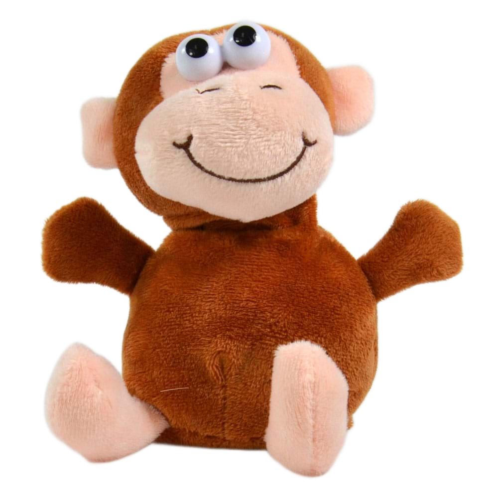 Plüsch-Laberäffchen mit einem großen Lächeln - das perfekte Geschenk für Kinder.