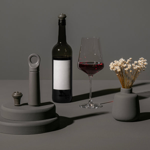 Weinpumpe Loop inkl. 1 Weinstopfen - Graphit - Bild 1