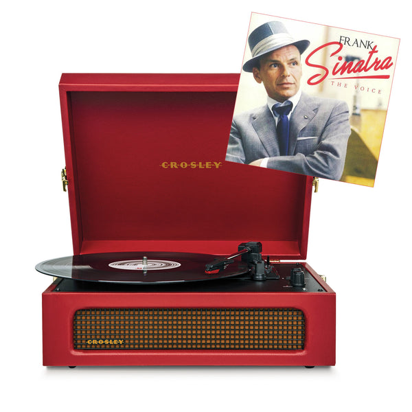 CROSLEY Voyager Plattenspieler inkl. Frank Sinatra LP - Burgund - Bild 1