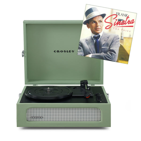 CROSLEY Voyager Plattenspieler inkl. Frank Sinatra LP - Grün - Bild 1