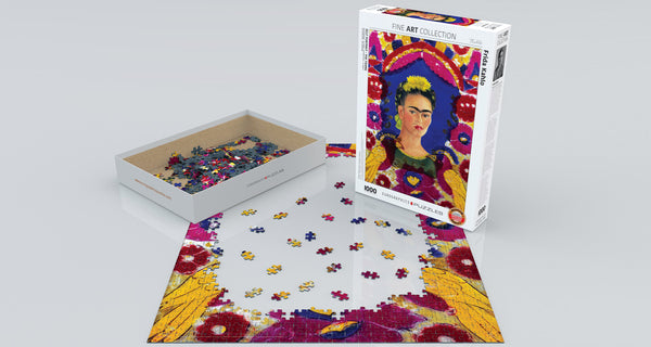 Selbstbildnis - der Rahmen von Frida Kahlo (Puzzle) - Bild 3