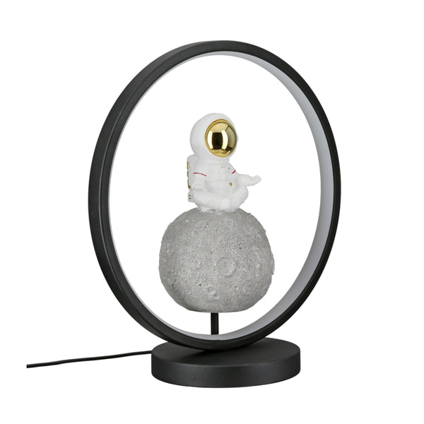 LED-Tischleuchte rund Astronaut &quot;Juno&quot; - Weiß/Grau - Bild 4