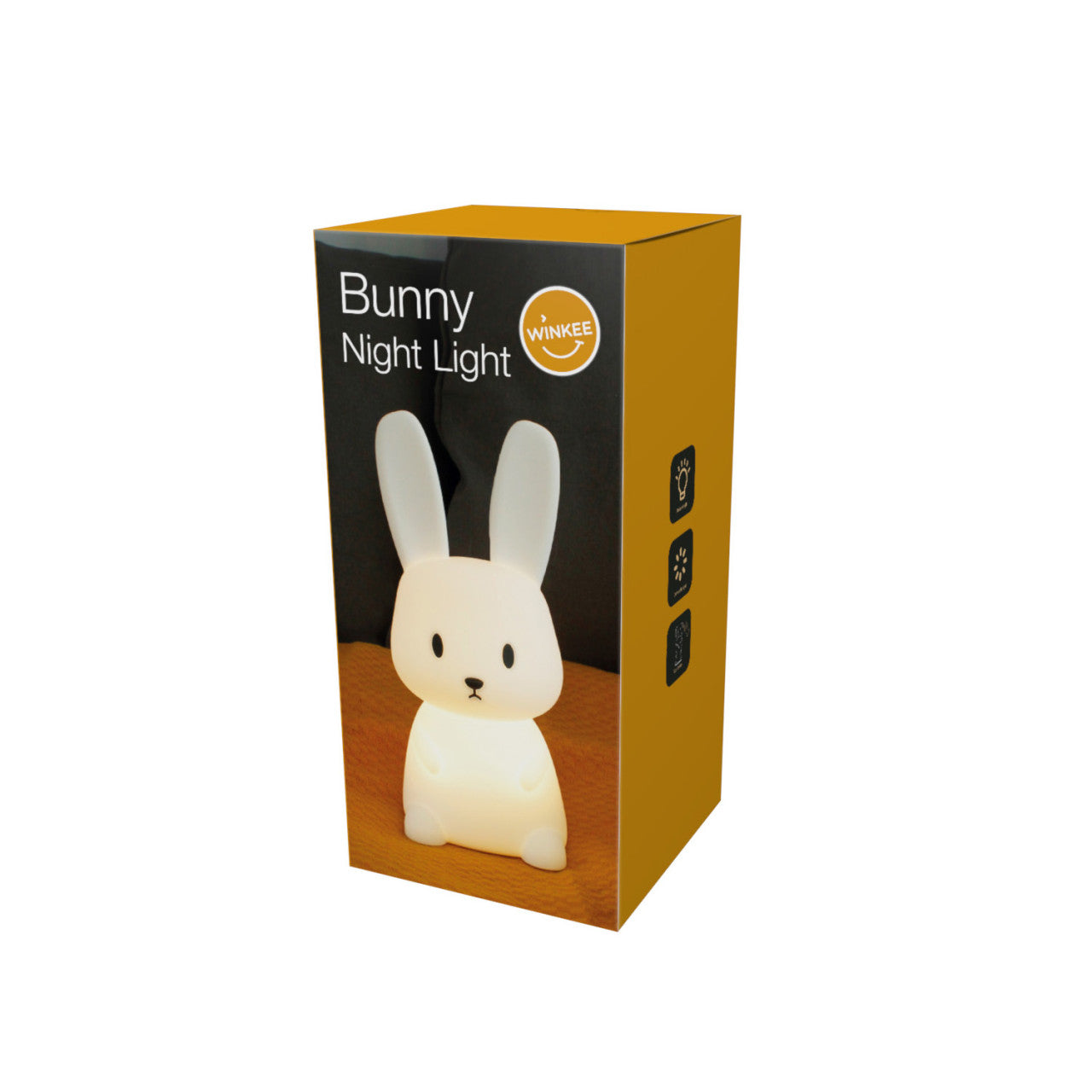 Das LED Nachtlicht Hase für Kinder in der Verpackung