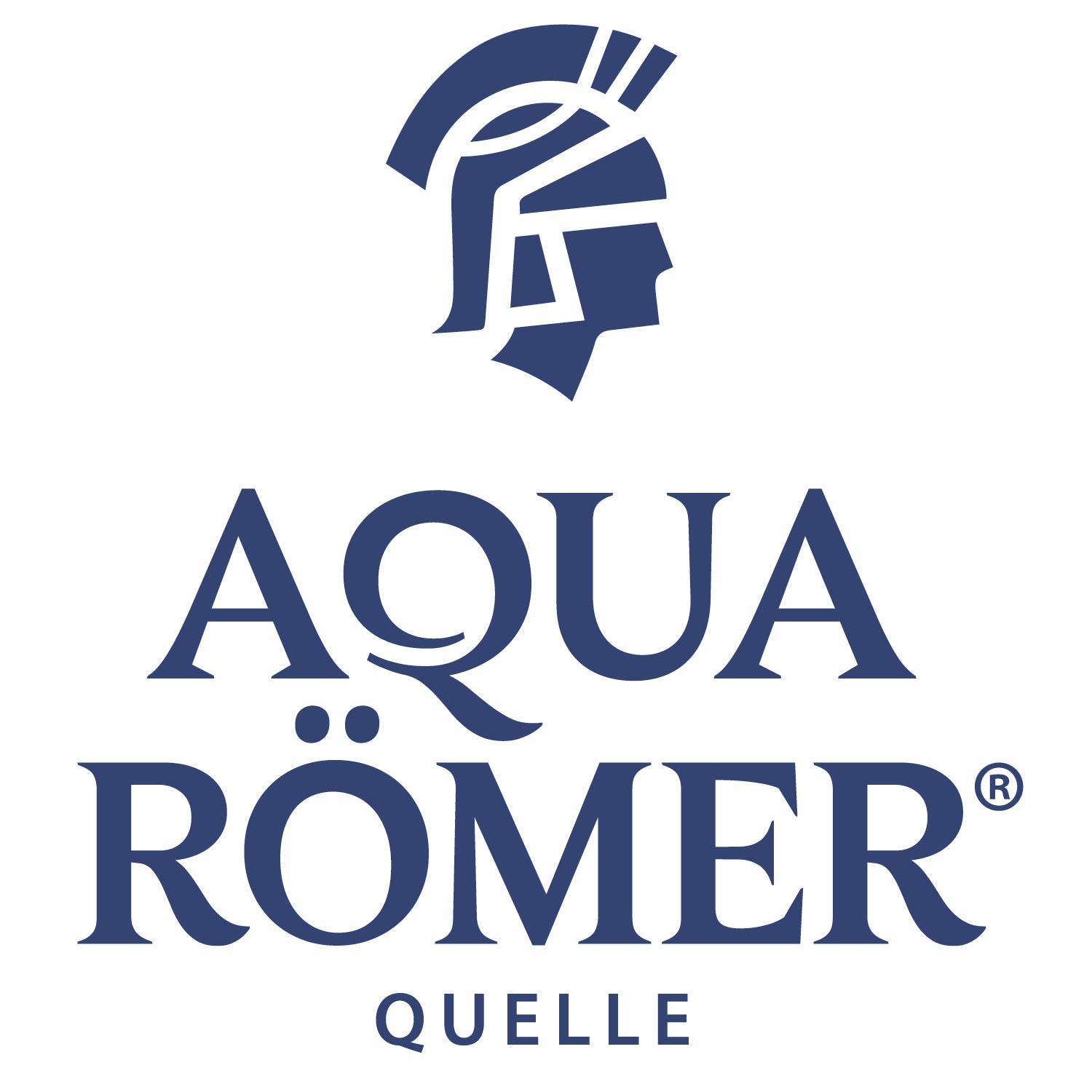 Blaues Römerhelm-Logo über AQUA RÖMER QUELLE-fits Weinpaket 2: Rotwein über 12 EUR.