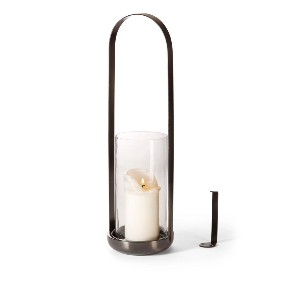 CALA Windlicht mit Wandhalterung – flexibel & elegant