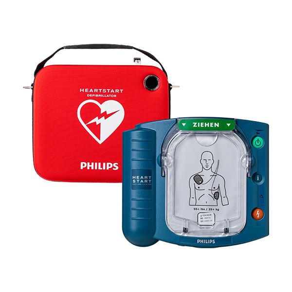 Philips HS1 Defibrillator mit Zubehörtasche