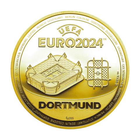 Sonderprägung UEFA EURO 2024™ Dortmund Gold