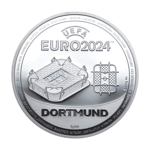 Sonderprägung UEFA EURO 2024™ Dortmund Silber