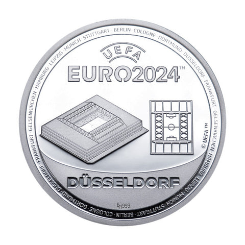 Sonderprägung UEFA EURO 2024™ Düsseldorf Silber
