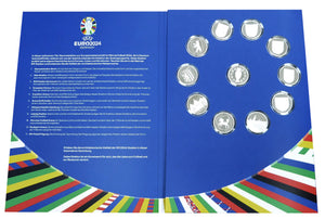 Sonderprägung UEFA EURO 2024™ Silber, alle Motive im Set
