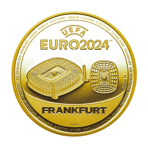 Sonderprägung UEFA EURO 2024™ Frankfurt Gold